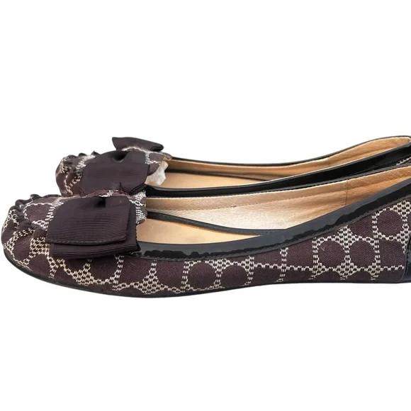 Kate spade Elegant brown Bow Flats - Picture 4 of 11